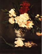 Edouard Manet Vase of Peonies on a Pedestal oil painting on canvas